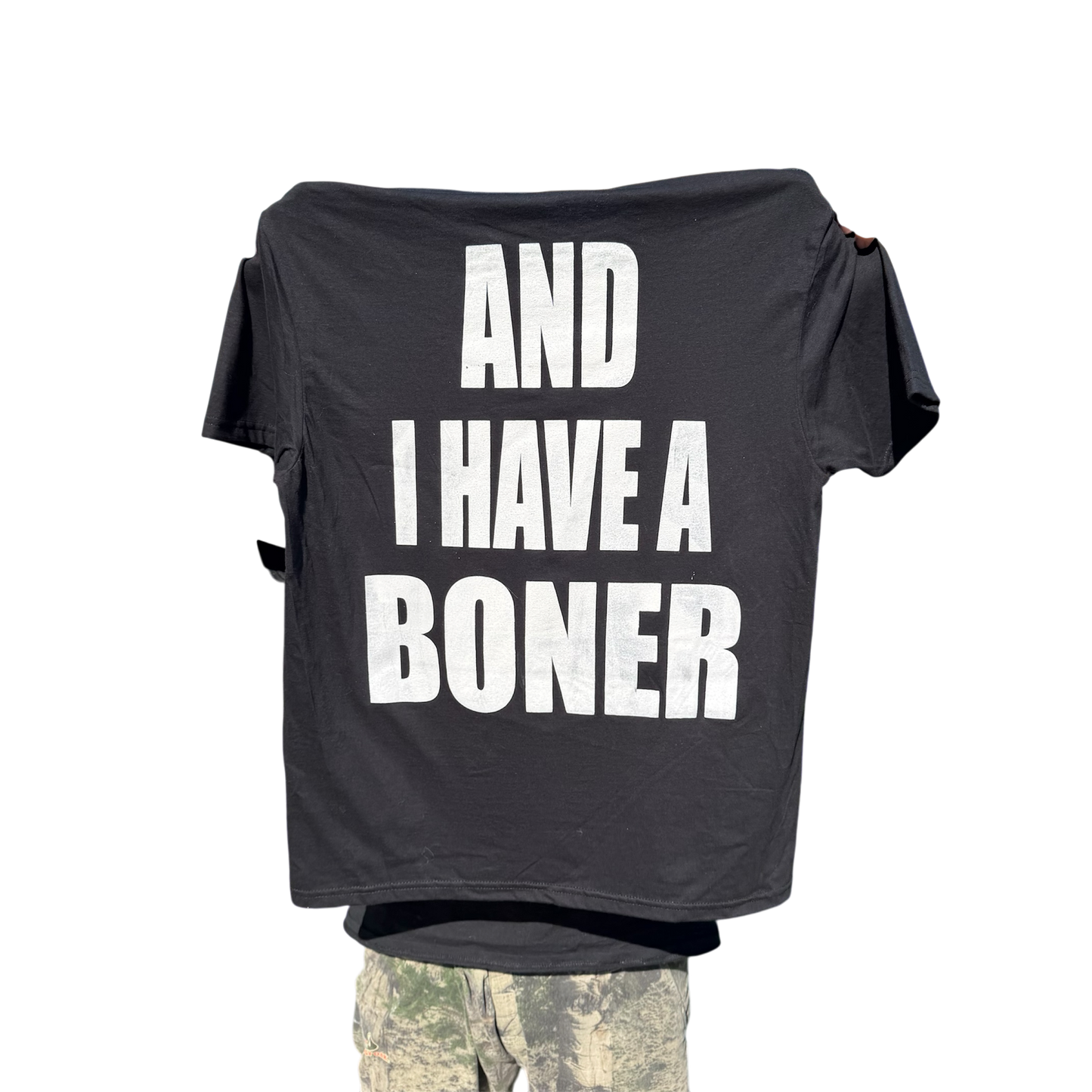 Fat Retard Faggot And I Have A Boner T-Shirt BLACK HARDCORE THOUGHTS X JUNA COLLAB
