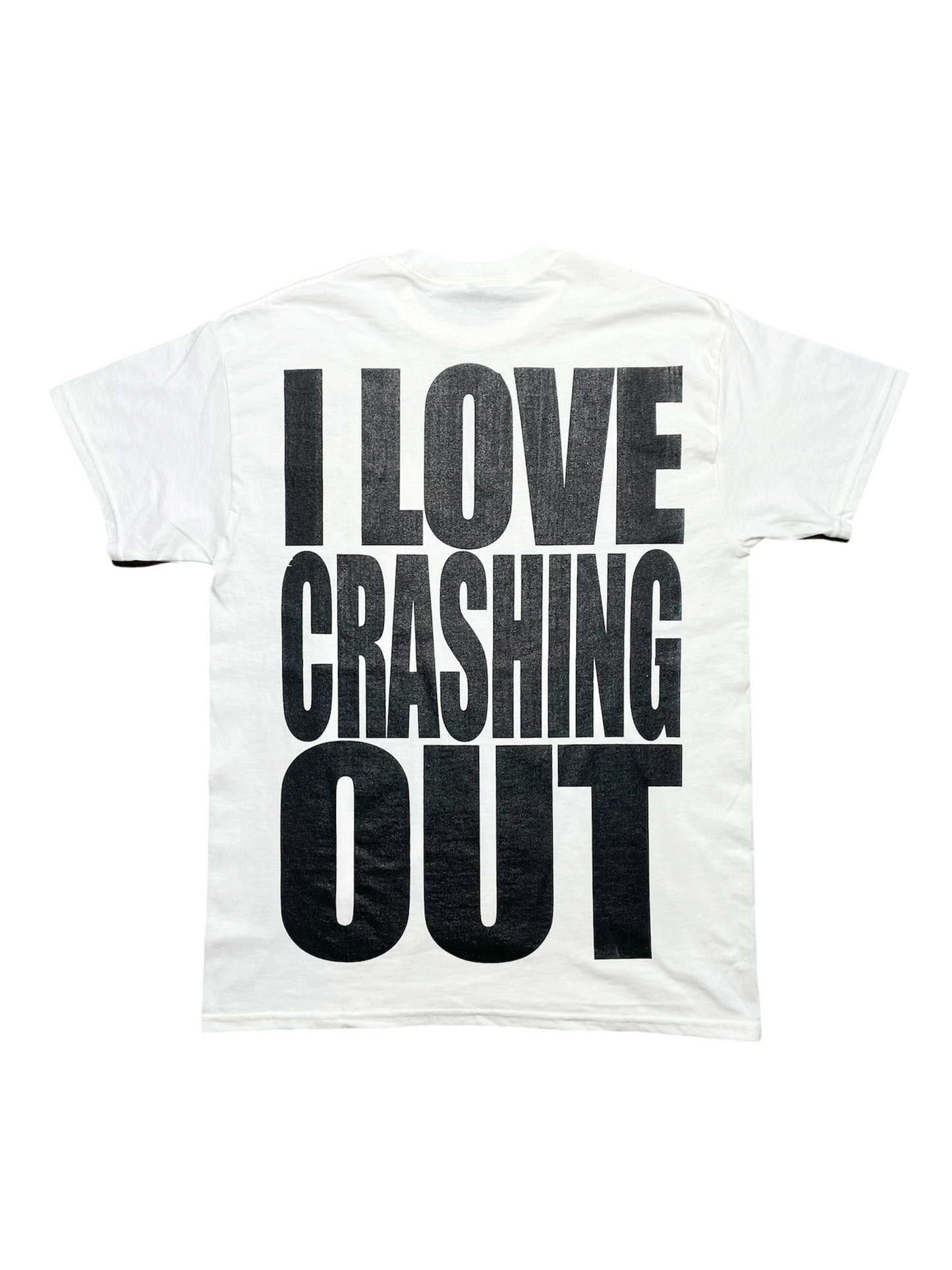 HARDCOREHOUSE CRASH OUT TEE WHITE