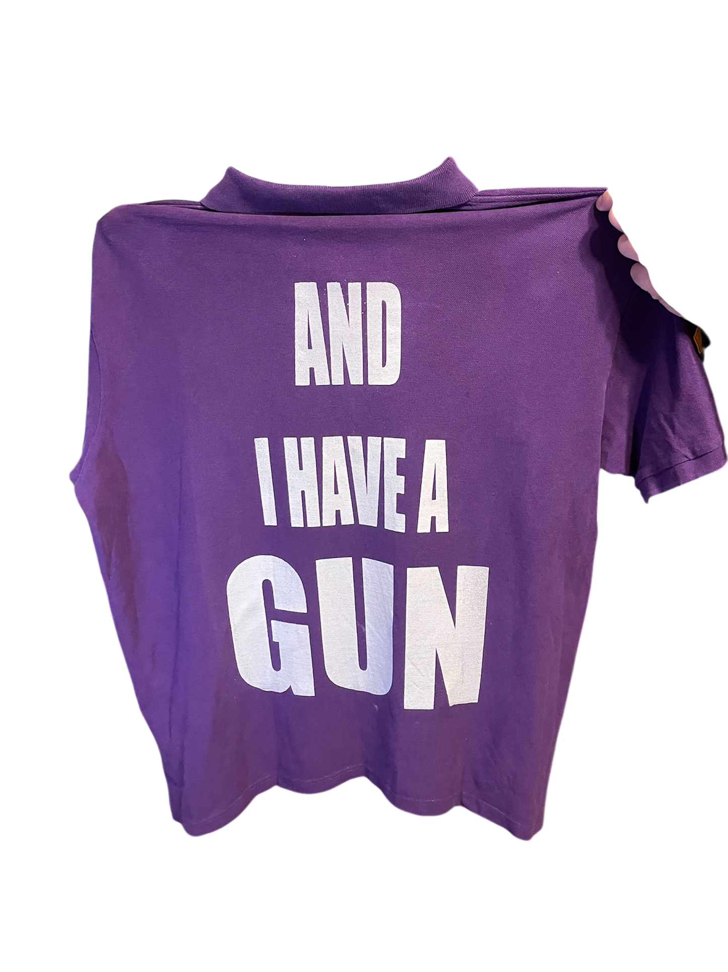 Fat Retard Faggot And I Have A Gun 1/1 Polo HARDCORE THOUGHTS X JUNA COLLAB *PREORDER*