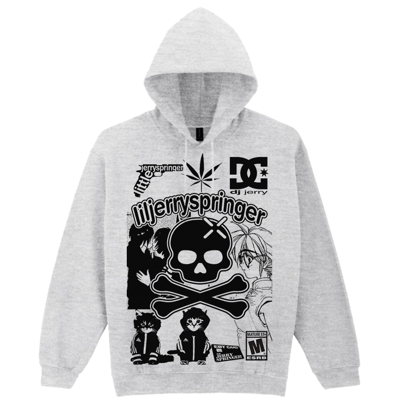 LILJERRYSPRINGER GREY HOODIE