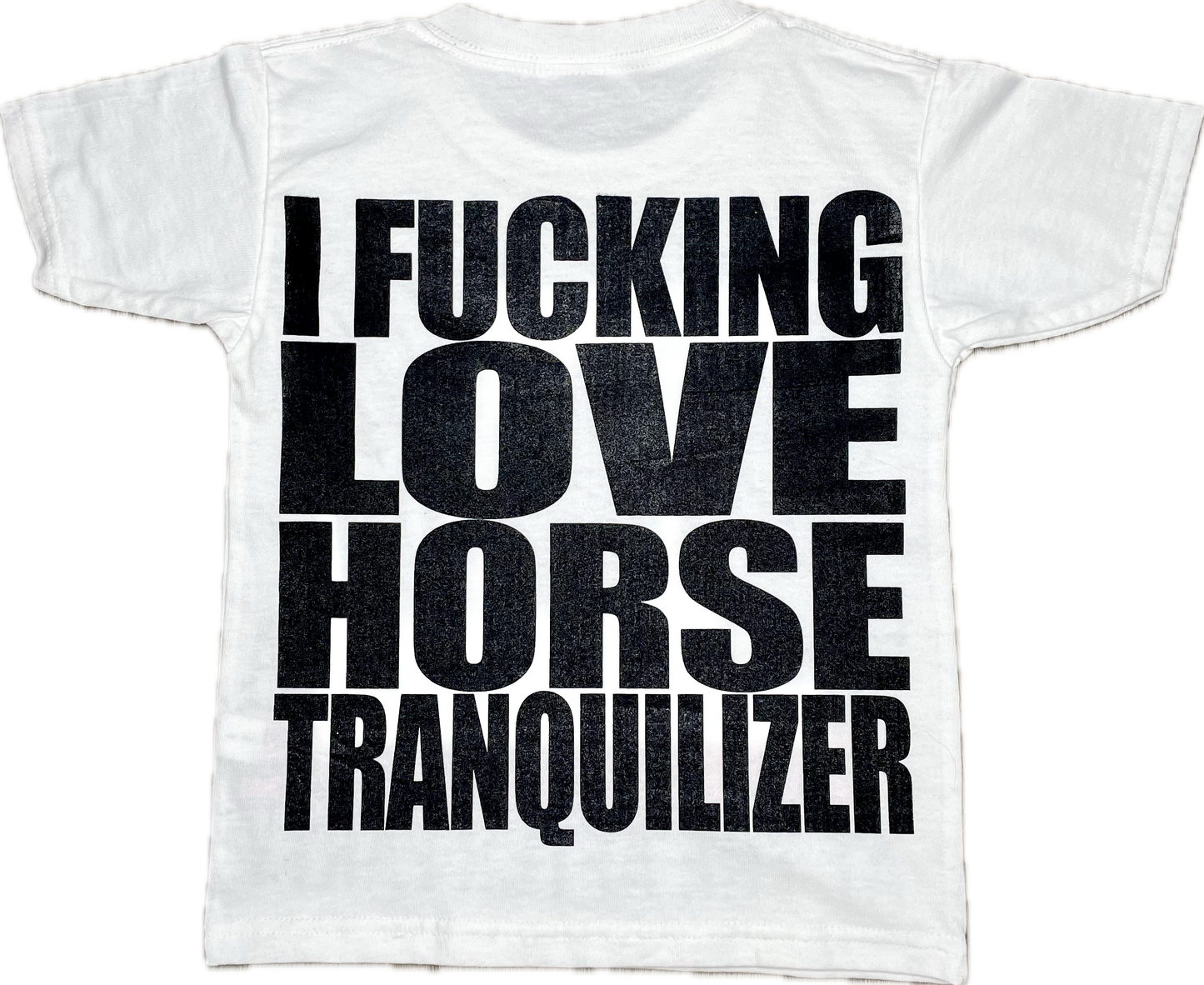THIS GIRLS GONNA OVERDOSE BABY TEE WHITE