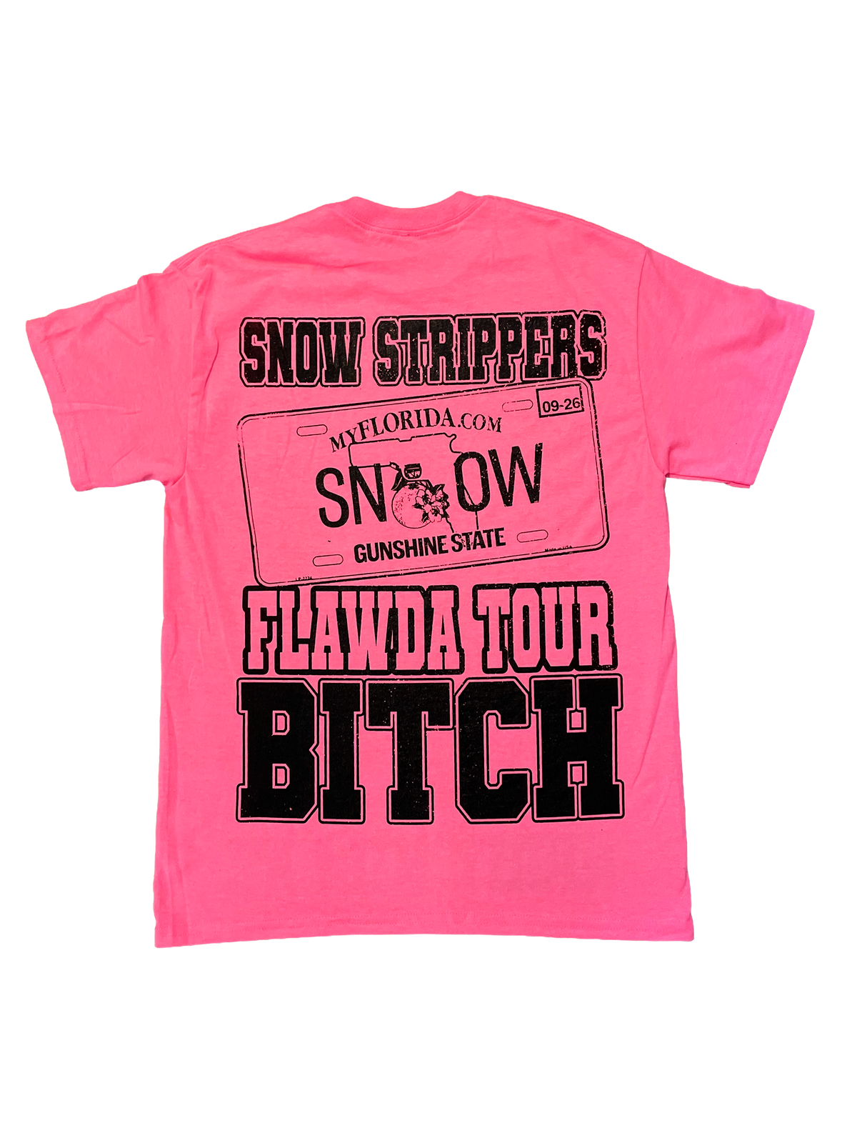 SNOW STRIPPERS FLAWDA TOUR TEE