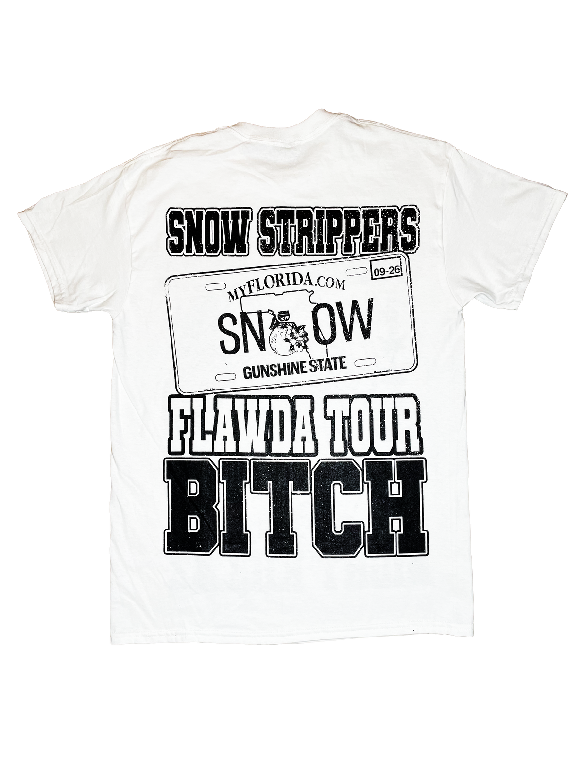 SNOW STRIPPERS FLAWDA TOUR TEE
